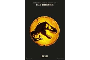 Grupo Erik Plakat Jurassic World Dominion - folia dekoracyjna 61 x 91,5 cm w pełnym kolorze | Plakaty na ścianę idealne do dekoracji pokoju