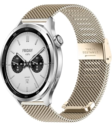 KeeFos 22mm Metal Correa Compatible Con Garmin Venu 4 45mm/Venu 3 45mm
