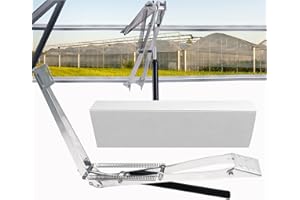 KOXXUD Gewächshaus Fensteröffner Automatisch, Upgrade Doppelfeder Gewächshäfuser Automatischer öffner mit einer Belastung von 15kg /33lbs zum automatischen Öffnen und Schließen des Fensters und -dachs