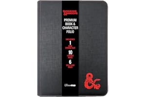Ultra Pro Dungeons & Dragons Premium Buch und Charakter-Folie mit Reißverschluss