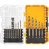DEWALT Pilot Dot Black Oxide Drill Bit Set, 13 Pieces (DW1163)