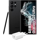 Samsung Galaxy S22 Ultra 5G (512GB) Phantom Nero + Caricabatterie - Telefono cellulare, Smartphone Android (Versione spagnola