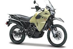 Maisto M21836 Kawasaki KLR 650 Motorbike-Incredibly Detailed Die-Cast Replica Collectible Model-1:18 Scale Motorcycle, Green