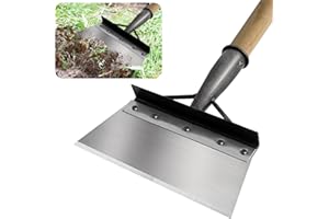 Aohcae Garden Shovel Multifunctional Garden Shovel,Garden Cleaning Shovel,Stainless Steel Garden Flat Shove,Patio Weed Remover Tool
