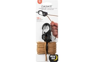 NiteIze Unisex – CamJam sladdspännare, svart, XT