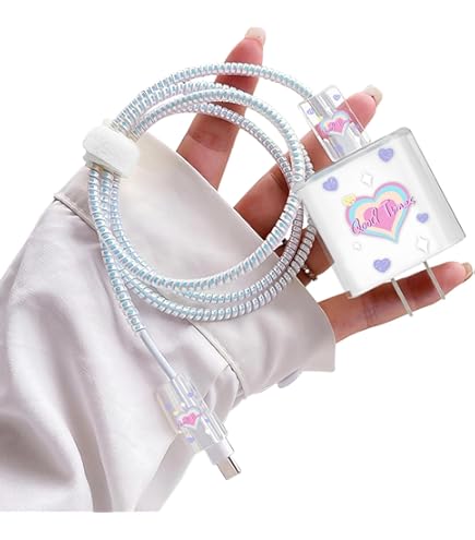 Protettori Per Cavi IPhone A Forma Di Cuore 3D - Anti-Rottura E Anti-Morso Animali, Rosa - Foto 12