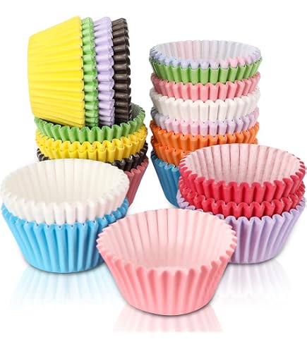 Dr. Oetker Tulips Papier-Backförmchen – 20 Stück, Bunt, Hitzebeständig Bis 220°C Für Muffins & Cupcakes