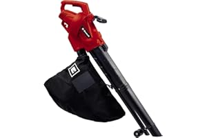 Einhell Aspirateur-souffleur de feuilles électrique GC-EL 3024 E (aspiration/soufflage, tube Ø 75 mm, puissance d’aspiration 650 m³/h, fonction broyage (10:1), vitesse de soufflage 240 km/h, 40 L)