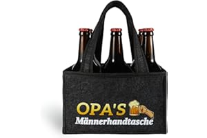 Anicy Opa Geschenk, Opa, Lustige Geburtstag, Bester Opa Geburtstagsgeschenk, Männerhandtasche Bier für Weihnachten, Vatertag, Männertag Geschenke,