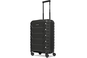 SMARTBOX Hartschalen Kabinen-Koffer | Kleiner Trolley 37 x 23 x 55 cm von 42 auf 48 Liter erweiterbar | aus hochwertigem Polypropylen | 4 Doppelrollen & TSA-Schloss | leichte 2,9 kg (Edition 01)