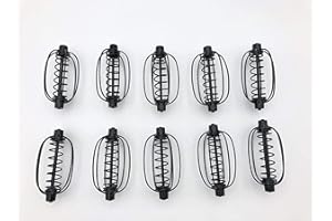 ANCLLO 10 Aparejos de Pesca de Primavera para Carpas y Besugos - Alimentador, Jaula Cesta Cebo Trampa Creativa