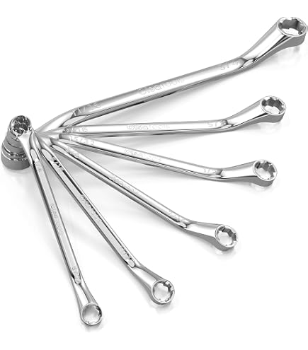 MichaelPro 19-teiliges Bolzenausdreher-Set Mit Gepolsterten Stecknüssen – SAE & Metrisch, Für Abgerundete Und Festgefressene Schrauben