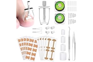 BQMEZRNUS Ingrown Toenail Removal Kit Ingrown Toenail Treatment Tool Kit Ingrown Toenail Corrector Tools with Toenail Braces, Podiatry Tools, Ingrown Toenail Corrector Strips and Patch for Toe Pain Relief