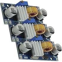 Produktbild von AZDelivery XL4016E1 DC-DC Step Down Buck Converter Mit Erweitertem Potentiometer, Spannungswandler PWM Einstellbar 4-40V Auf 1.25-36V 8A Step Down XH-M401 Kompatibel Mit Arduino Inklusive E-Book