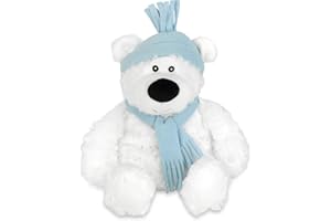 ZHU-ZHU Zhu Zhu Warm Snuggles Snow Bear Microwave Teddy Warmer Wheat Bags Microwavable Soft Toy Warmers Heatable