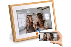 KODAK Cornice Digitale con Batteria 10 Pollici, WiFi Cornice Elettronica, Memoria 32GB, Display Foto/Video in Modalità Multimediale, 1280 x 800 con Batteria 4000 mAh