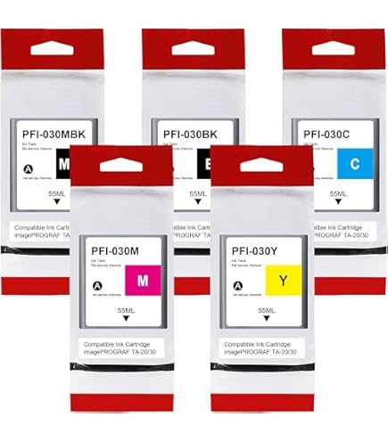 PFI-102 PFI102 PFI 102 MBK Cartuccia D'inchiostro Pigmentata A Getto D'inchiostro Compatibile Per Stampante Canon IPF 700 500 600 510 610 710 IPF700 IPF500 - Foto 6
