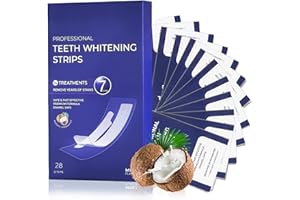 DIVIDERMY 28 Pezzi Strisce Sbiancanti Denti, Teeth Whitening Strips, Strisce Sbiancanti Per Denti Decolorati del Caffè e Tè, Efficace Rimozione Delle Macchie, Rapido Sbiancamento dei Denti, Violetta