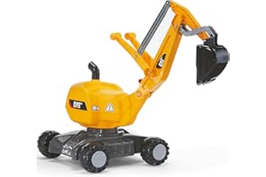 ROLLY TOYS S2642101 Caterpillar Mobile 360 Degree Excavator, Yellow,102 x 43 x 74 cm
