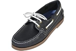 MADSea Waterside Bootsschuhe Dunkelbraun Leder braune Sohle