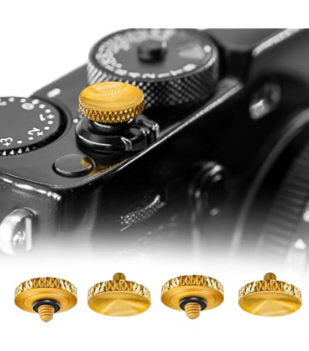 Lxh 4 Pack Red Silver Black Orange Soft Shutter Release Button For Camera With Shutter Release Socket Compatible With Fujifilm X Pro 2 1 X 100 F X 100 T X 100 X 100 S X 10 20 30 X E 1 X E 2 X E 2 S Stx 2 - View #6