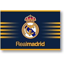 Drapeau Real Madrid Officiel - 100x150 Cm - Polyester - Collection Officielle - Cadeau Pour Fans