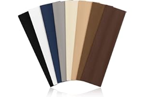 Tumurup Bandeau Cheveux Femme Homme 8 Pièces Noir Headband Elastique Sport Serre Tete Antidérapant Unisexe Bandeaux Mode Accessoires pour Maquillage Skincare Running Golf Tennis Yoga