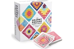 Dongcill Carte Granny Square all'uncinetto, Granny Square, uncinetto, 50 modelli mix & match, modelli all'uncinetto Carte Granny Squares, per coperte all'uncinetto individuali, toppe e altro ancora.