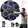 Music Boxing Machine - 2024 New Smart Bluetooth Wall-Mounted Version with Boxing Gloves. 9 Speed Modes and Counting Mode. Fun-Filled and Safe Exercise for Adults & Children