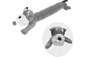 E&A DISTRIBUTION LIMITED Dog Draught Excluder Door Stopper 90cm Grey Black Dog Draught Shield excluder foam for Cold Rooms Energy-Saving Bug Prevention 100% Polyester Polypropylene Cotton &Sand Filling Cute Dog Design