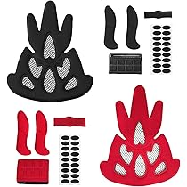Kit Imbottitura Per Casco Universale - 9 Pezzi Con Adesivi - Per Bici, Moto E Caschi Sicurezza - Foto 14