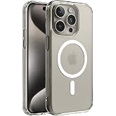 SuperMatt Series Rear Fingerprint-Free Hard Matte Polycarbonate Edges Compatible with MagSafe for Minesque iPhone 15 Pro Max
