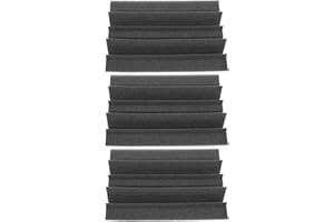 ERINGOGO 3 Pièces Coton D'isolation Phonique Mousses Dinsonorisation Mousses D'insonorisation Panneaux Muraux Rembourrés Piège à Basse Panneaux D'insonorisation Éponge Doublure Trapézoïdal