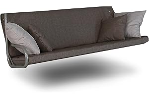‎ANGERER FREIZEITMÖBEL GMBH Angerer Freizeitmöbel GmbH Hollywoodschaukel Auflage Drift Smart - passend für viele 3-Sitzer Hollywoodschaukeln - Schaukelauflage Made in Germany (Olive)