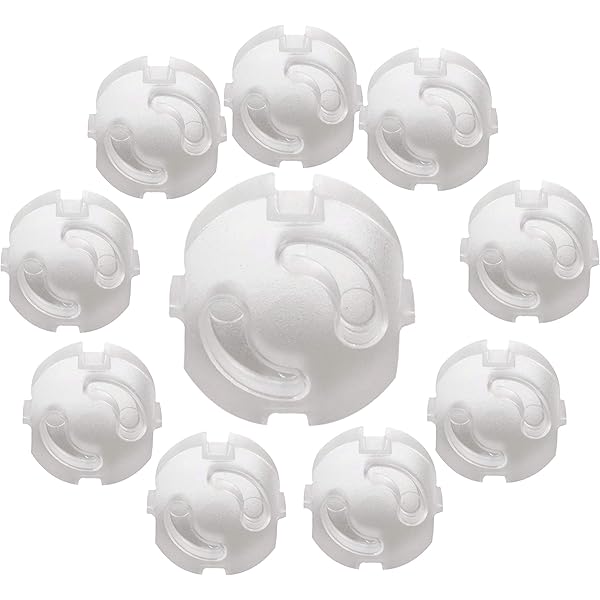 Steckdosensicherung 20 Stück Transparent - Kindersicherung Made In EU