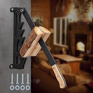 Kit 6 Pièces Fendeur à Bois Pour Perceuse – Pointe Carbone Avec Poignées Pour Camping - 7