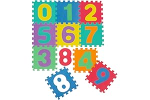LittleTom Alfombras Puzzle para Bebé Alfombrilla Niños Suelo Goma EVA Numeros