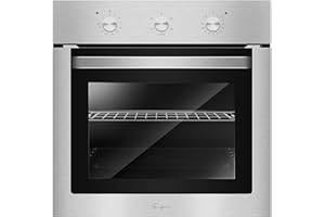 Empava Electric Oven, Built In Oven 72L, Steam Oven, Built in Electric Oven 12 Functions, Electric Oven Built In, Ovens,Fan Assisted Oven, Fan Oven,Single Oven, Electric Ovens Sensitive Touch Control