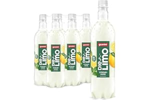 ‎DIE LIMO VON GRANINI Die Limo von granini Lemon Mint (6 x 1 L), Naturally Refreshing, with Real Fruit Flavour, No Sweeteners/Preservatives, 50% Less Sugar than "The Limo Lime Lemon", Vegan