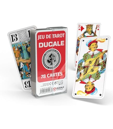 Juego De 2 Barajas De Cartas Francesas Plastificadas | Resistentes Para Póker, Burraco, Escala 40 Y Bridge | Fáciles De Barajar Y Deslizantes | Ideal Para Viaje Y Mesa