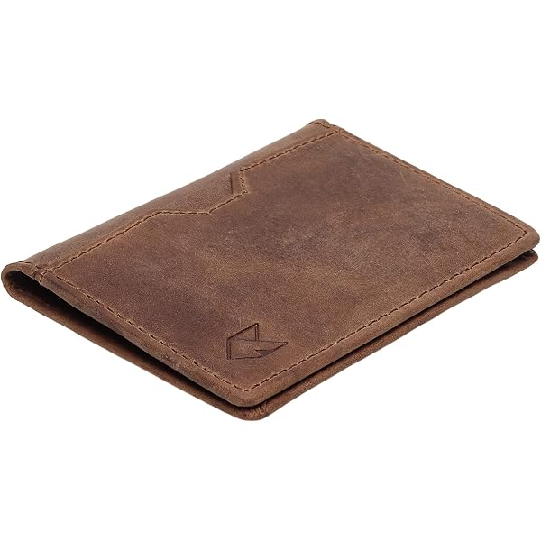 Berliner Bags Karl - Étui Cartes Crédit Cuir Vintage Ultra Fin Avec Protection RFID - Homme Marron Classique