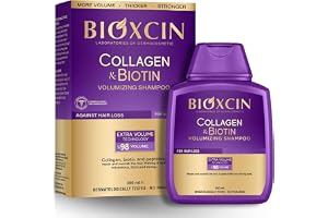 Bioxcin Collagen & Biotin Volume Shampoo 300 ml - för tjockare, starkare och fylligare hår - Mot håravfall - Alla hårtyper