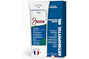 ARTHROPHYTOL - Gel de Massage Articulations & Muscles - 8 Actifs Naturels - Harpagophytum & Huiles Essentielles & Menthol & Camphre - Soulage instantanément et durablement - Laboratoires Vitalthéa