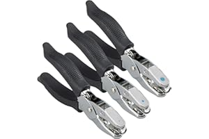 DARICE Vaessen Creative Perforadora Manual, Diseño de Círculo Pequeño, Rojo, 26.8x19.6x1.8 cm