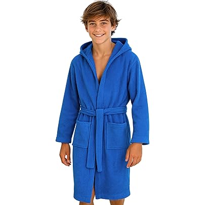 UMIPUBO Kinder Bademantel - Flanell Fleece Mit Kapuze, 3-8 Jahre