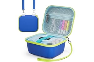 ProCase Funda para HiMont/TIATUA/Hangrui/CalineGam/Dylanto/ESOXOFFORE/DUDUDRAGON Cámara Fotos Infantil Instantánea, Estuche de Transporte Duro EVA con Papel de Impresión (Sólo Funda)-Azul