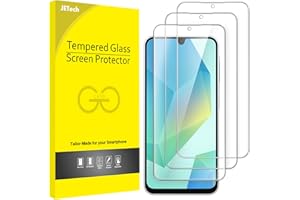 JETech Schutzfolie für Samsung Galaxy A16 5G / 4G 6,7 Zoll, 9H Gehärtete Glas Displayschutz, Anti-Kratzer, HD Klar, 3 Stück