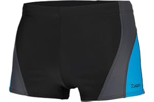ZAGANO ADAM LIPSKI Zagano Badehose Herren schwimmhose herren Badeshorts Herren badeshorts herren schwarz, 5104 schwarze badehose herren lang black schwarz, Gr. 3XL
