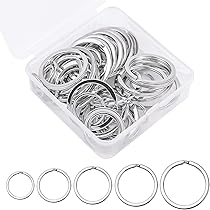 XFSRG 1130 stuks sleutelhangers, ringenset, knutselset, karabijnhaak