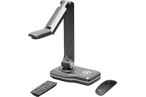 JOURIST DC990 Dokumentenkamera und Visualizer, Live-Projektion auf Touchscreen oder Projektor, Ultra-HD-Auflösung 13 Megapixel, Vorlagen bis A3. Mit und ohne Computer verwendbar.